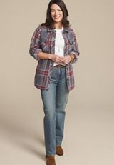 Plaid Shacket, GRAY COMBO, small