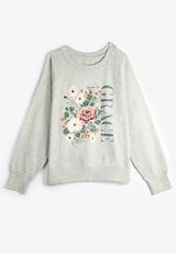 Grow In Grace Floral Relaxed Fit Sweatshirt, C3348, small