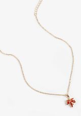 Maple Leaf Dainty Necklace, , small