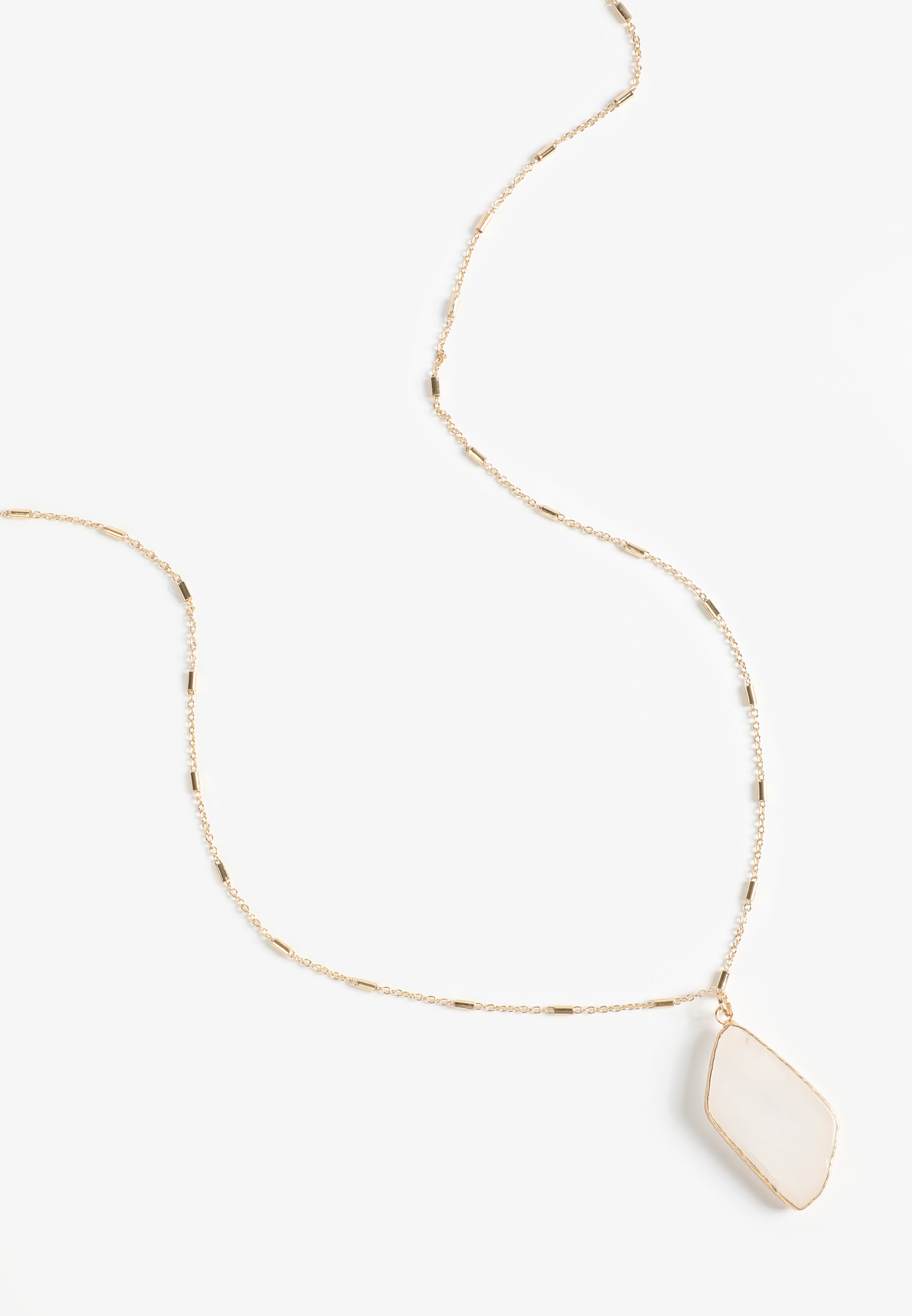 Genuine Crystal Quartz Pendant Necklace