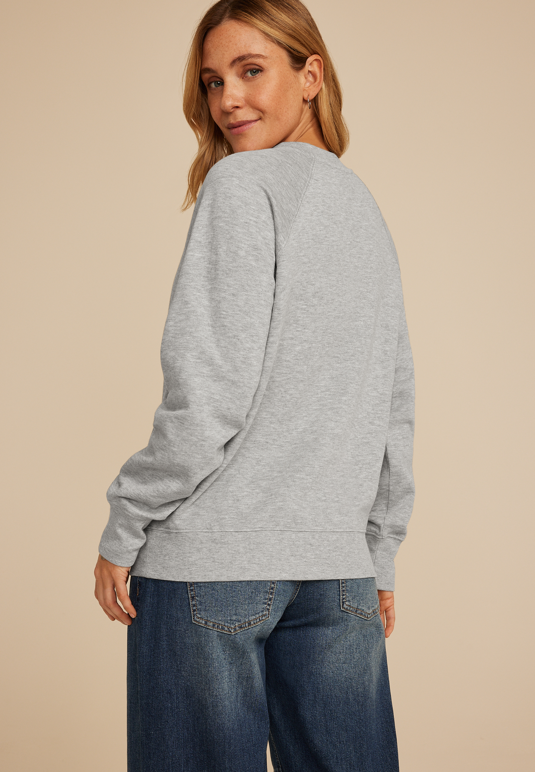 State Embroidered Crew Neck Sweatshirt - thumbnail 6