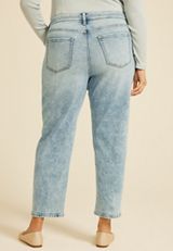 Plus Size High Rise Utility Barrel Jean, LIGHT SANDBLAST, small