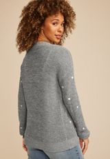 Heart Embroidered Sweater, C1942, small