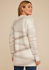 Spacedye Striped Open Front Cardigan, C3986, small