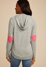 Haven Love Heart Patch Hoodie, C151, small
