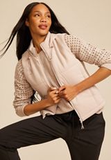 Cloud Scuba Knit Hooded Vest, C496, small