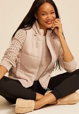 Cloud Scuba Knit Hooded Vest, C496, small