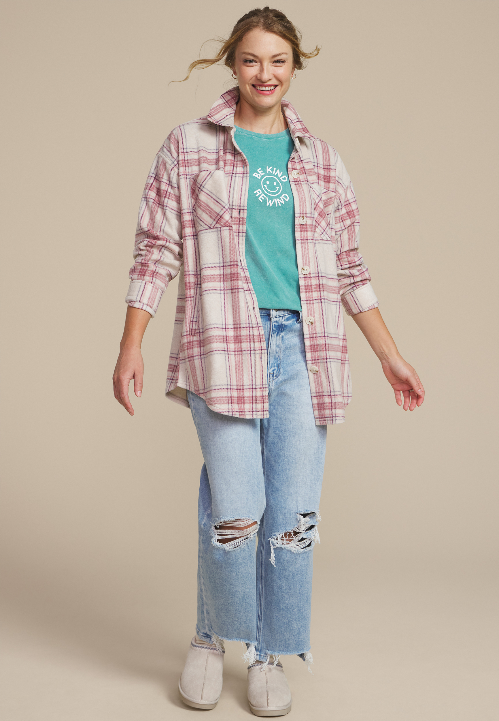 Be Kind Rewind Relaxed Graphic Tee, C1274, large