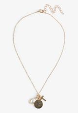 John 3 16 Charm Pendant Necklace, C605, small