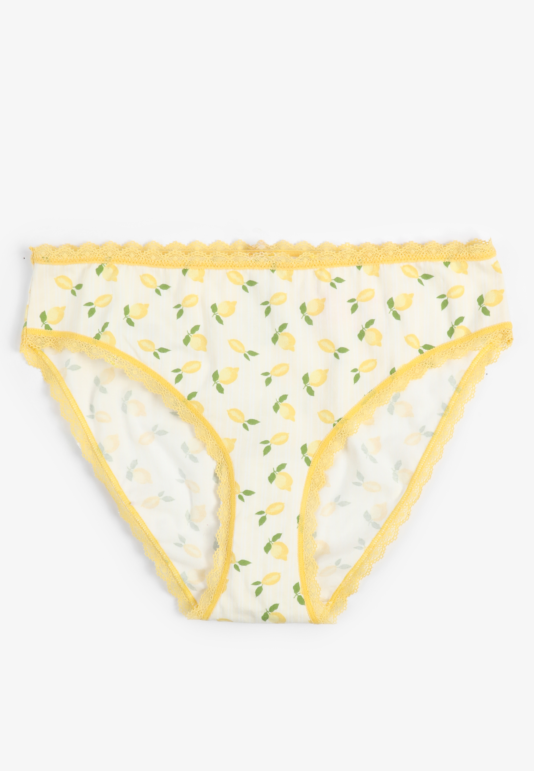 Simply Comfy Lemon Print Bikini Panty