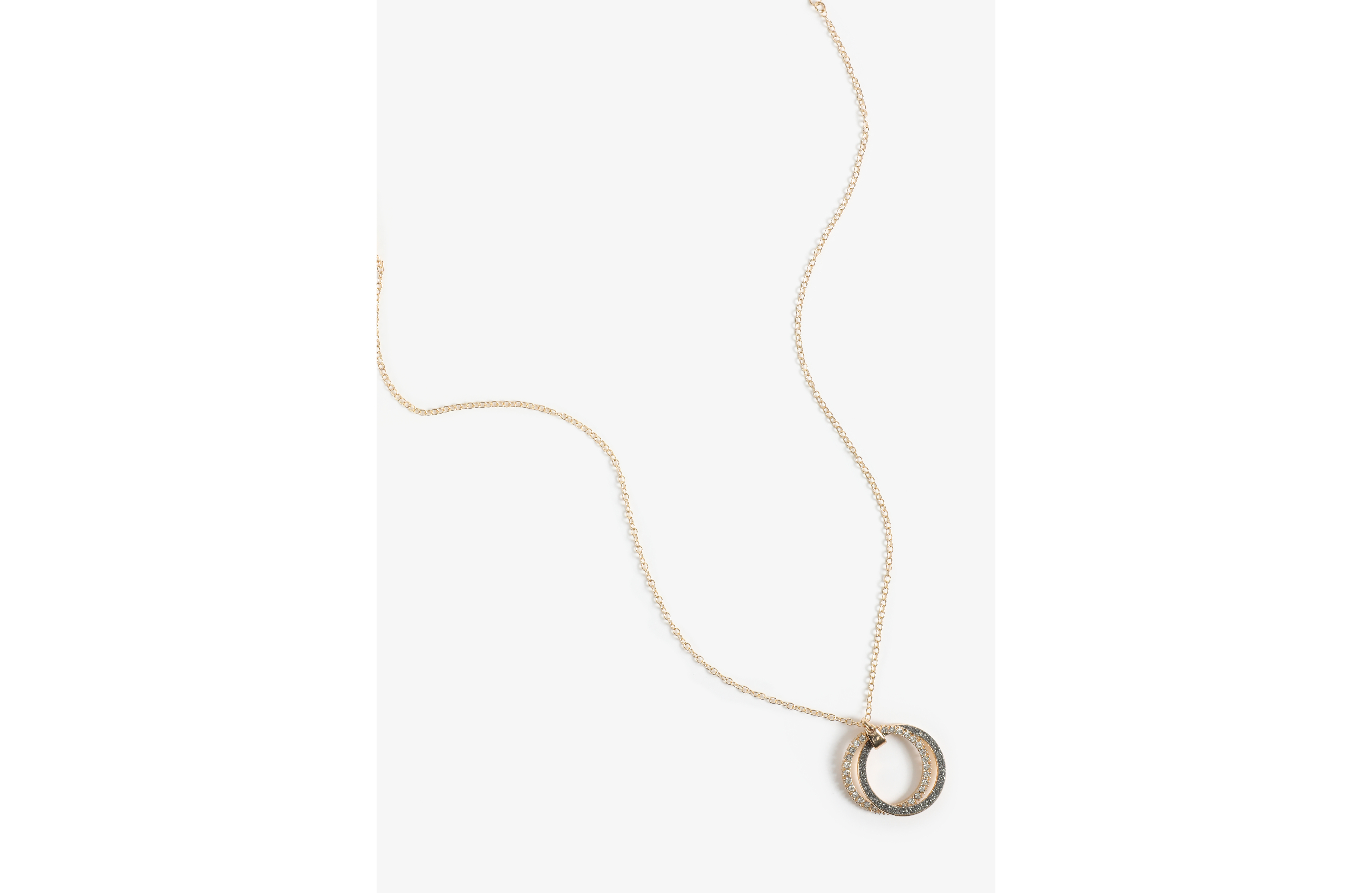 Intertwined Rhinestone Necklace