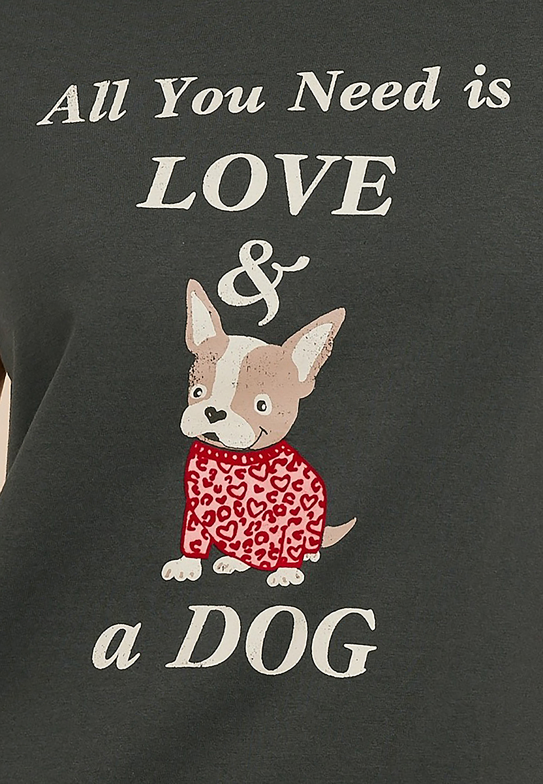 All You Need Is Love And A Dog Classic Fit Graphic Tee, C1876, large