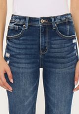 KanCan&trade; High Rise Cuff Hem Cropped Jean, C258, small