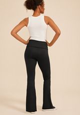 Luxe Foldover Waist Flare Legging, C106, small
