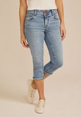 m jeans by maurices&trade; Classic Mid Rise Double Button Capri, C3337, small