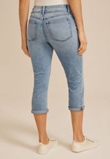m jeans by maurices&trade; Classic Mid Rise Double Button Capri, C3337, small