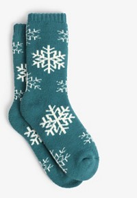 Holiday Bow Sherpa Slipper Socks