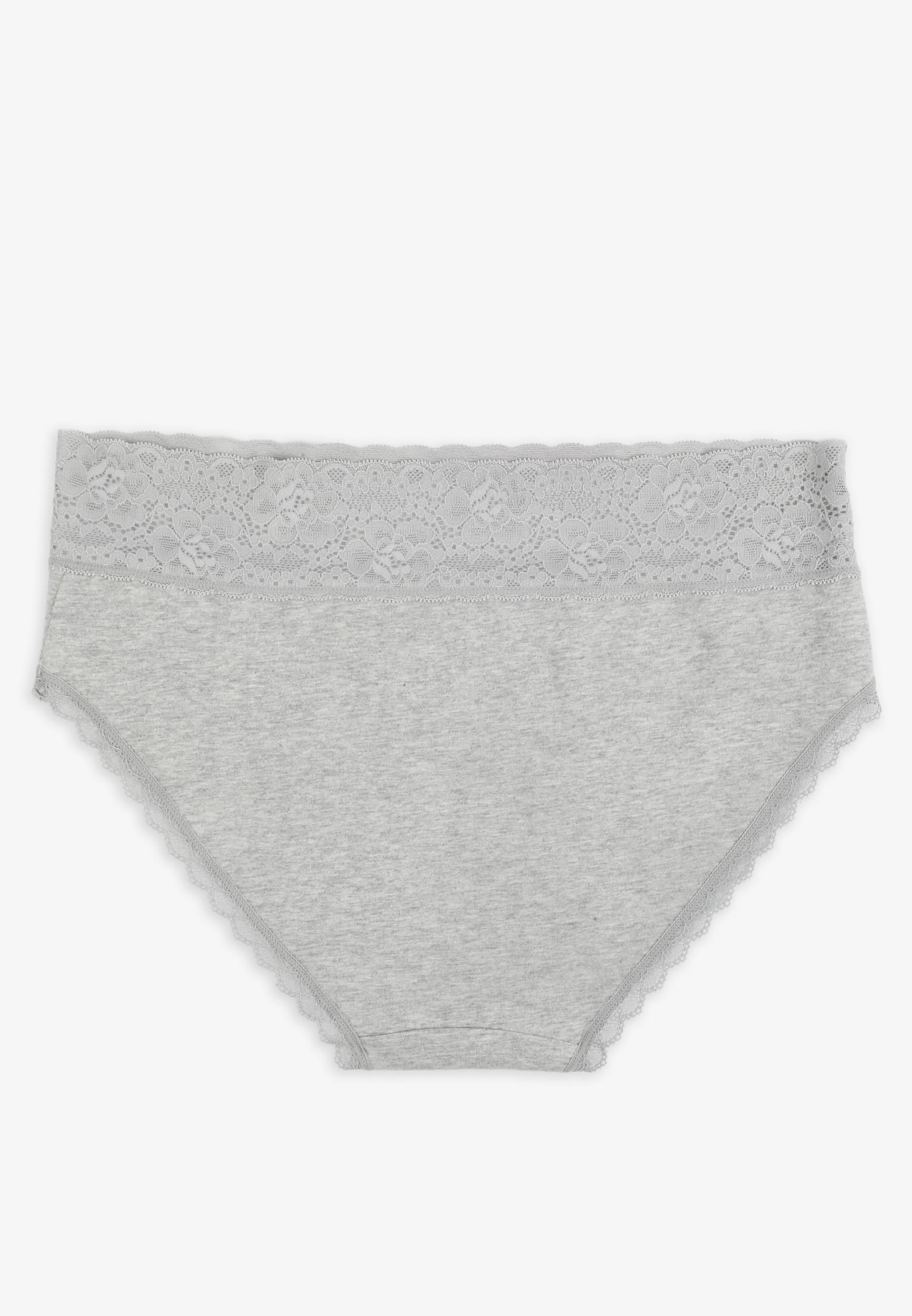 Simply Comfy Cotton Heathered Gray Hipster Panty, C3348, large