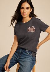 Be Patient Im From the 80s Classic Fit Graphic Tee, CHARCOAL HEATHER GRAY, small