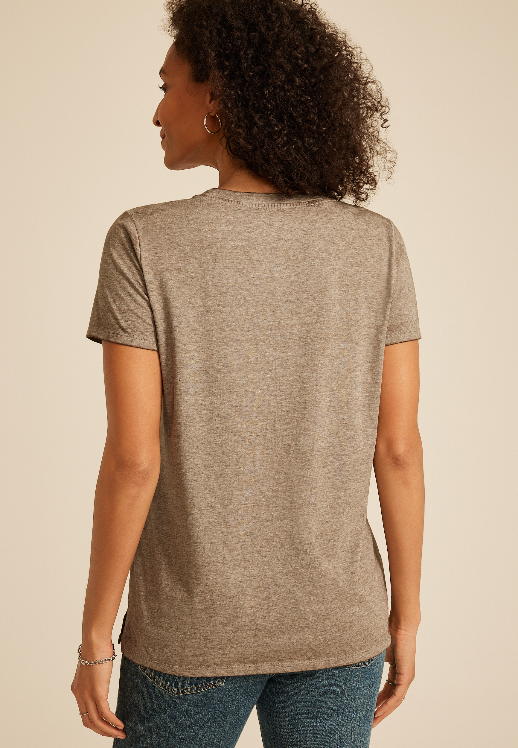Little Bit Country Little Bit Rock N Roll Classic Fit Graphic Tee, C115, large