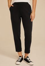 Cloud Scuba Knit High Rise Tapered Pant, C106, small