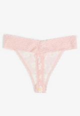 Simply Comfy Cotton Daisy Print Thong Panty, C8279, small