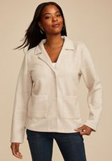 Neutral Houndstooth Blazer, C5292, small