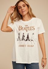 Beatles Oversized Fit Graphic Tee, C4673, small