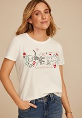 Pooh And Friend Classic Fit Graphic Tee, ECRU, small