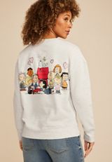 Peanuts Snoopy And Friends Relaxed Fit Sweatshirt, C3348, small