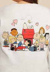 Plus Size Peanuts Snoopy And Friends Relaxed Fit Sweatshirt, C3348, small