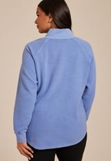 Plus Size Ottoman Snap Button Sweatshirt, C4786, small