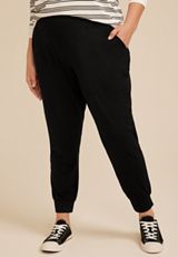 Plus Size Cloud Stretch Jogger, BLACK, small