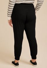 Plus Size Cloud Stretch Jogger, BLACK, small
