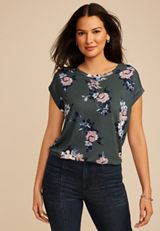 24/7 Floral Clara Tee, GREY MOON COMBO, small