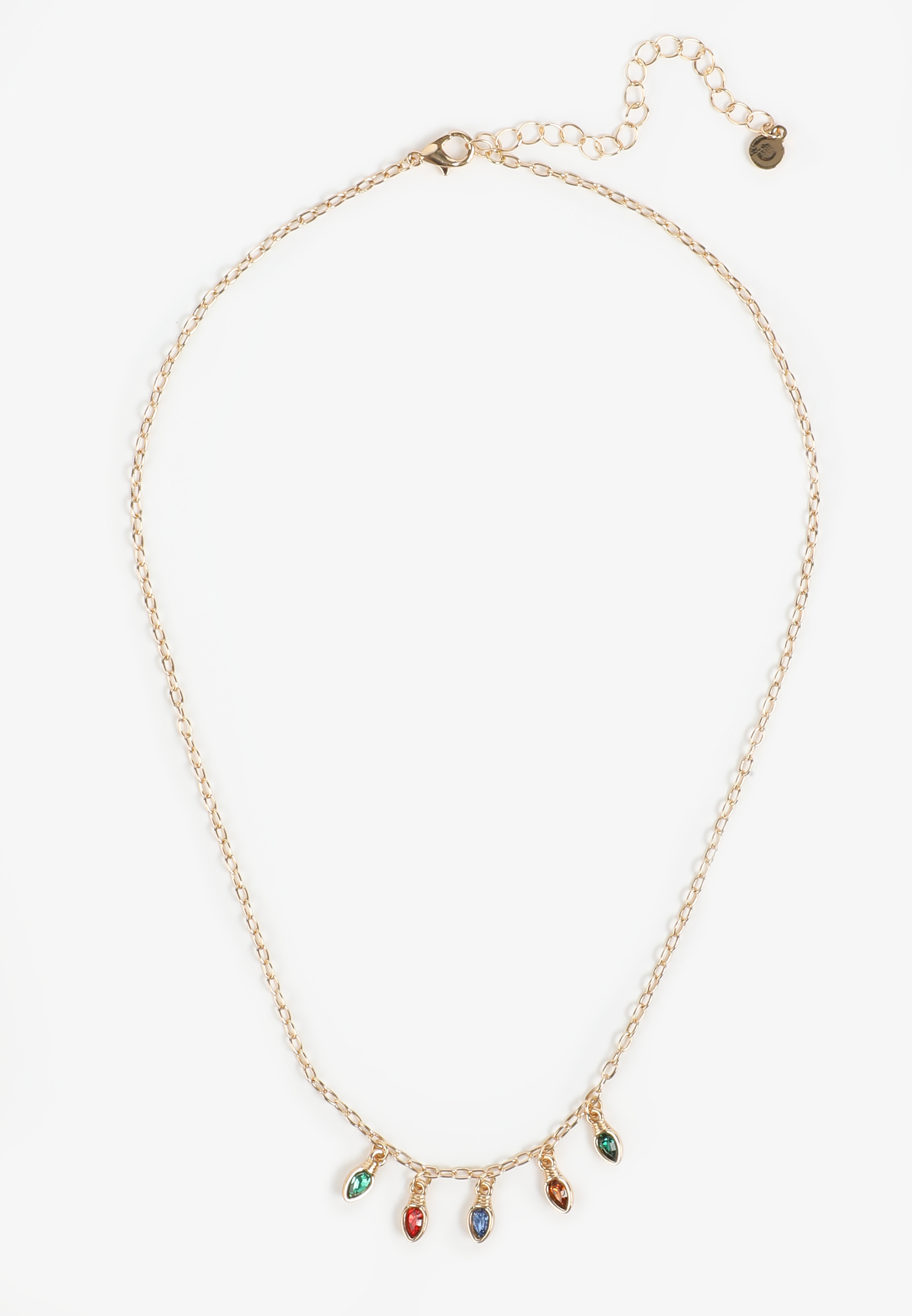 Holiday Lights Charm Necklace, C1524, large