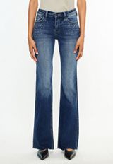 KanCan&trade; Embellished Mid Rise Flare Jean, C258, small