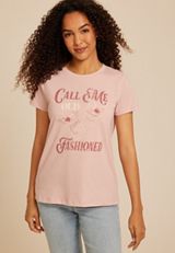 Call Me Old Fashioned Classic Fit Graphic Tee, C7578, small