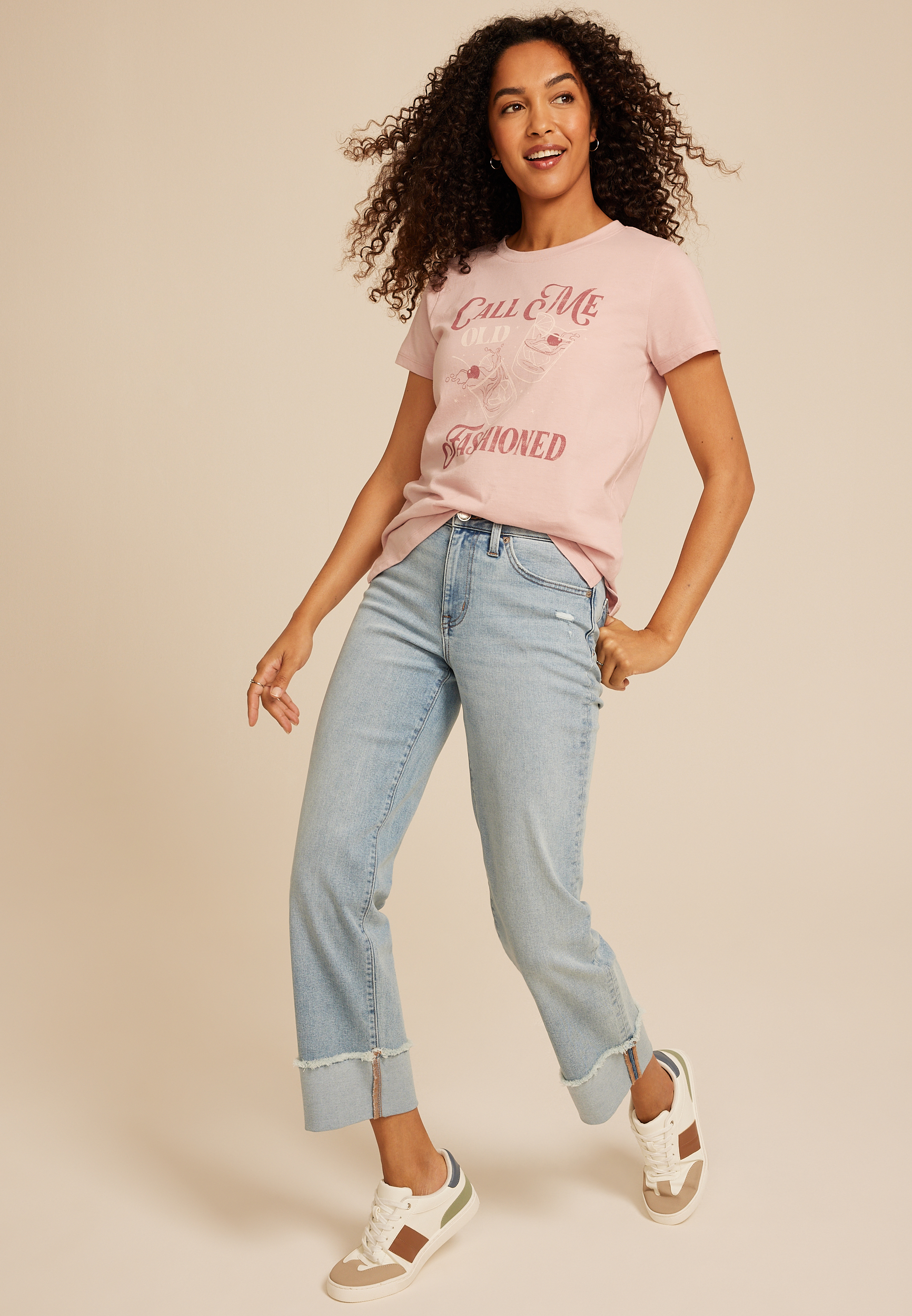 Call Me Old Fashioned Classic Fit Graphic Tee, C7578, large