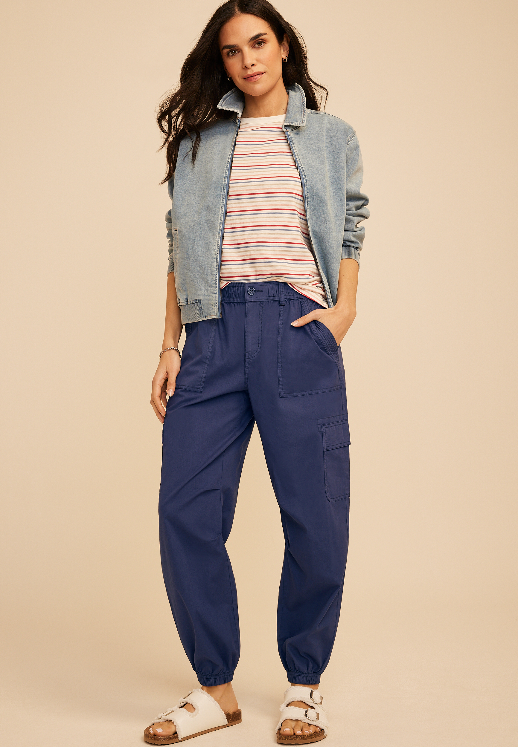 Lightweight Stretch High Rise Jogger