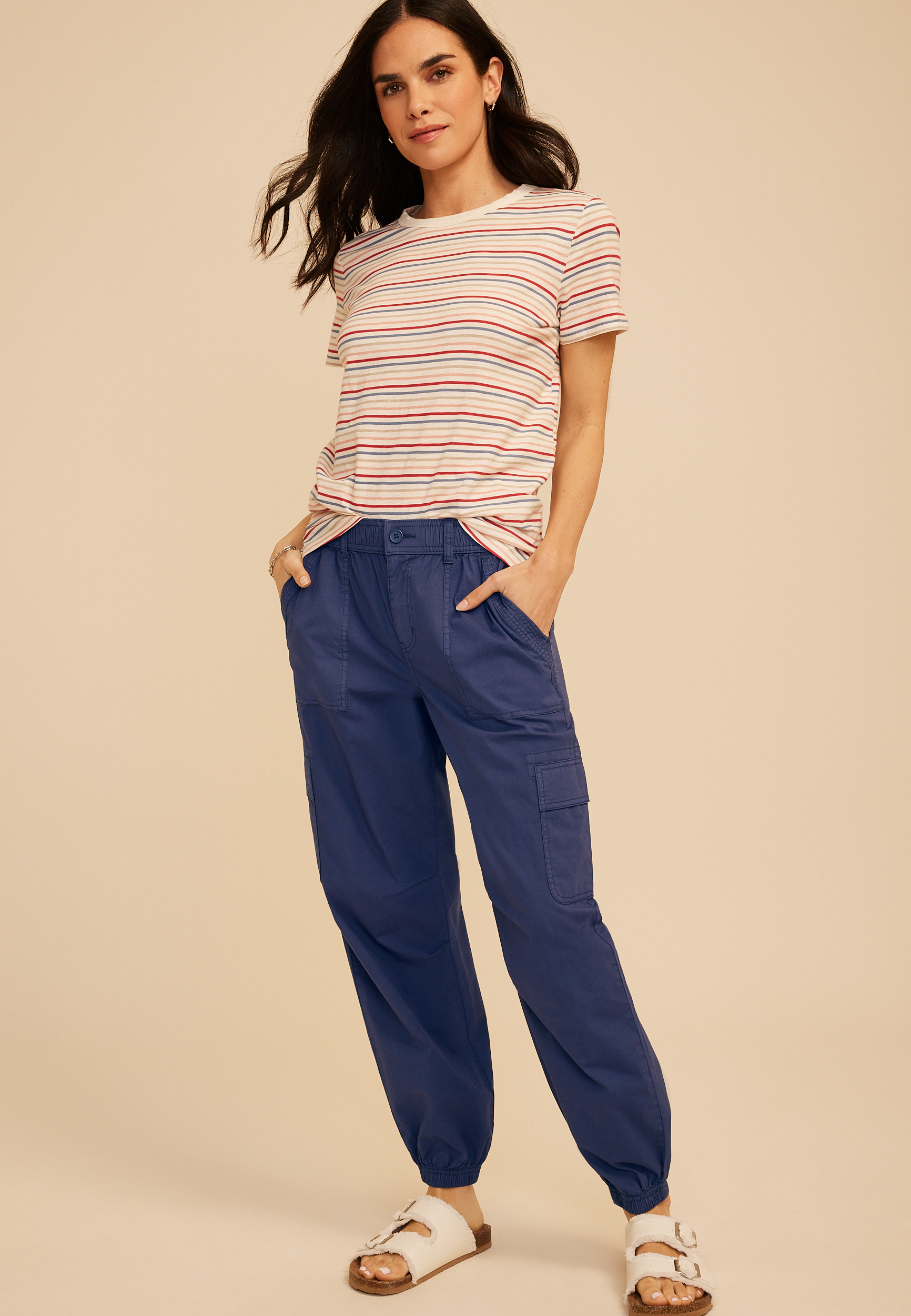 Lightweight Stretch High Rise Jogger, C4229, large