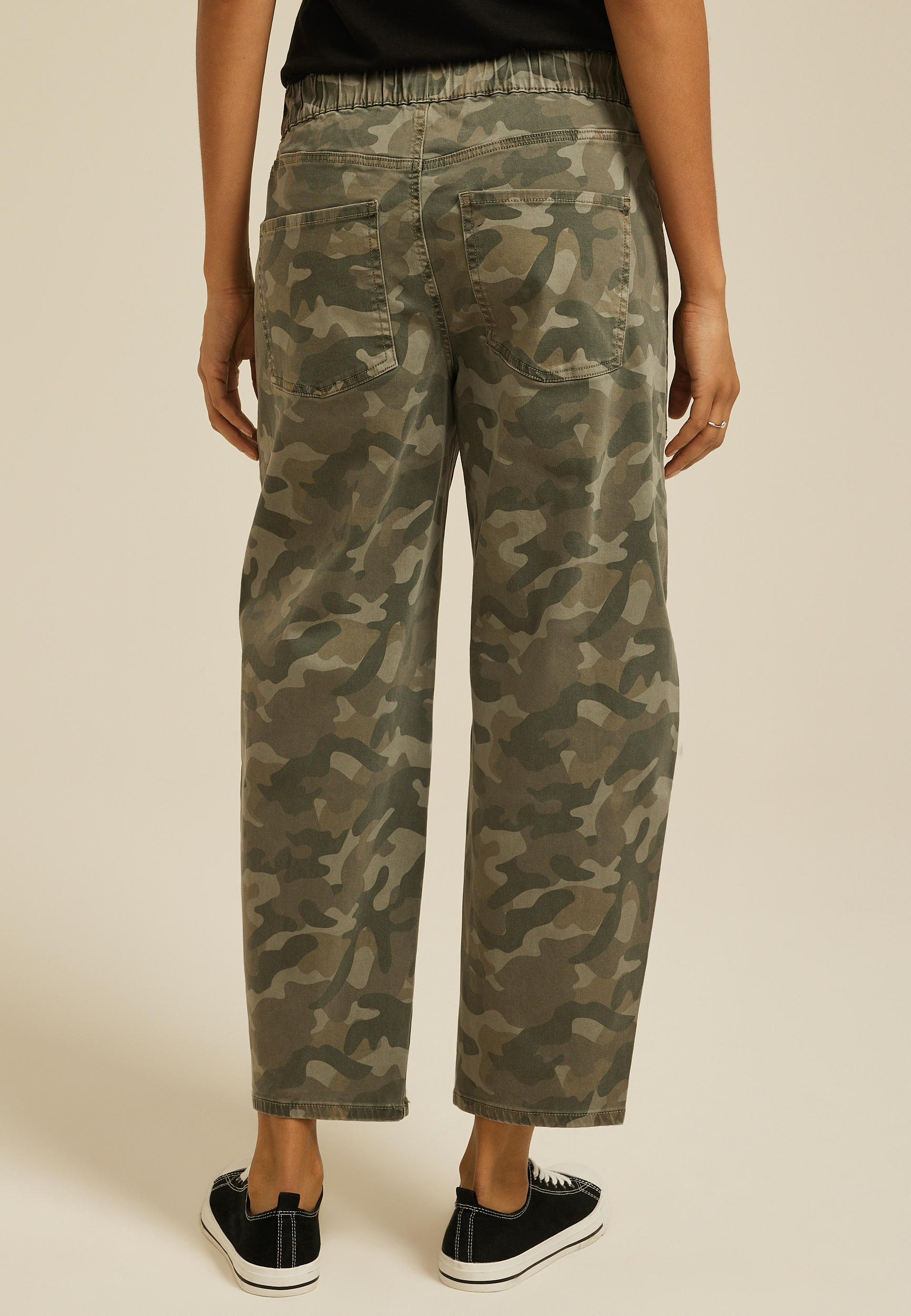Camo Barrel Leg Weekender Pant