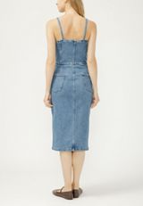 Silver Jeans Co.&reg; Button Front Denim Midi Dress, C3337, small