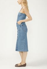 Silver Jeans Co.&reg; Button Front Denim Midi Dress, C3337, small