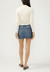 Silver Jeans Co.&reg; Elyse Mini Skirt, C258, small