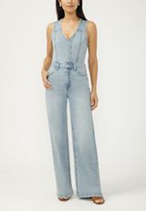 Silver Jeans Co.&reg; Light Wide Leg Vest Jumpsuit, C2806, small