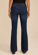 m jeans by maurices&trade; Dark High Rise Double Button Flare Jean, C258, small