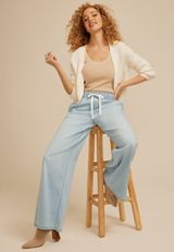 m jeans by maurices&trade; Light Soft High Rise Wide Leg Jean, C2806, small