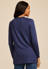 Knit Pocket Open Front Cardigan, C9486, small