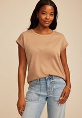 24/7 Textured Clara Tee, C574, small